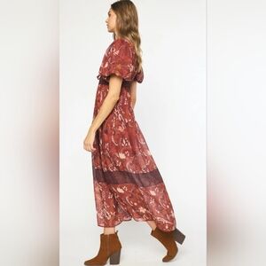 Entro Floral Nomadic Maxi Dress M